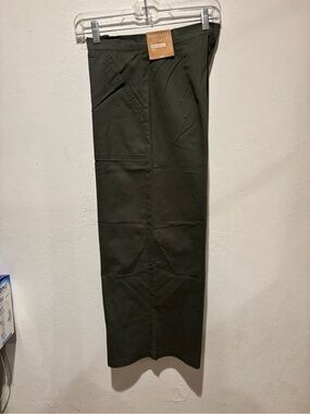 Olive Green wide legPants